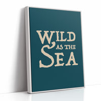 Oceanic Typography: Untamed Waters