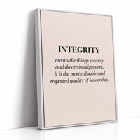 Integrity Alignment Leadership Quote