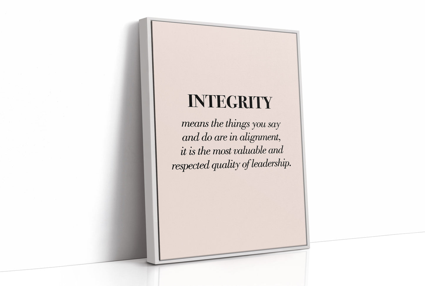 Integrity Alignment Leadership Quote