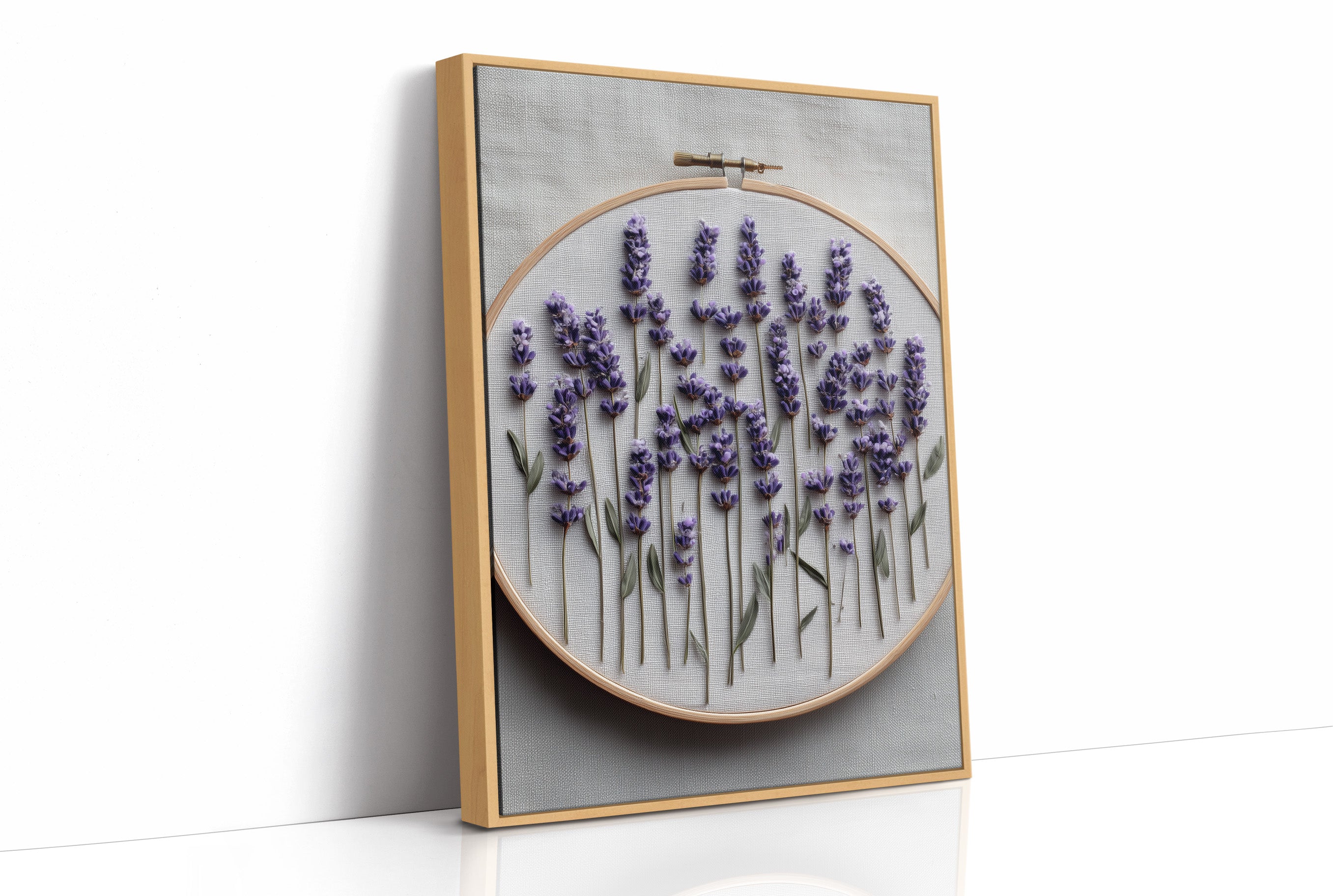 A Field Pressed into a Hoop
