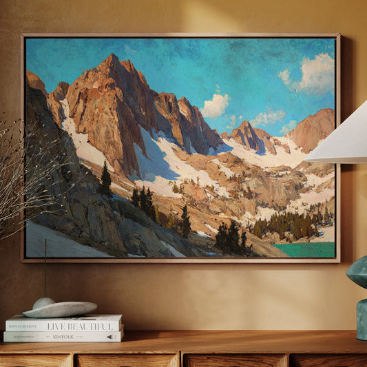 Alpine Peaks Touch Morning Light