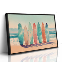 Surfboards Paint Their Summer Stories