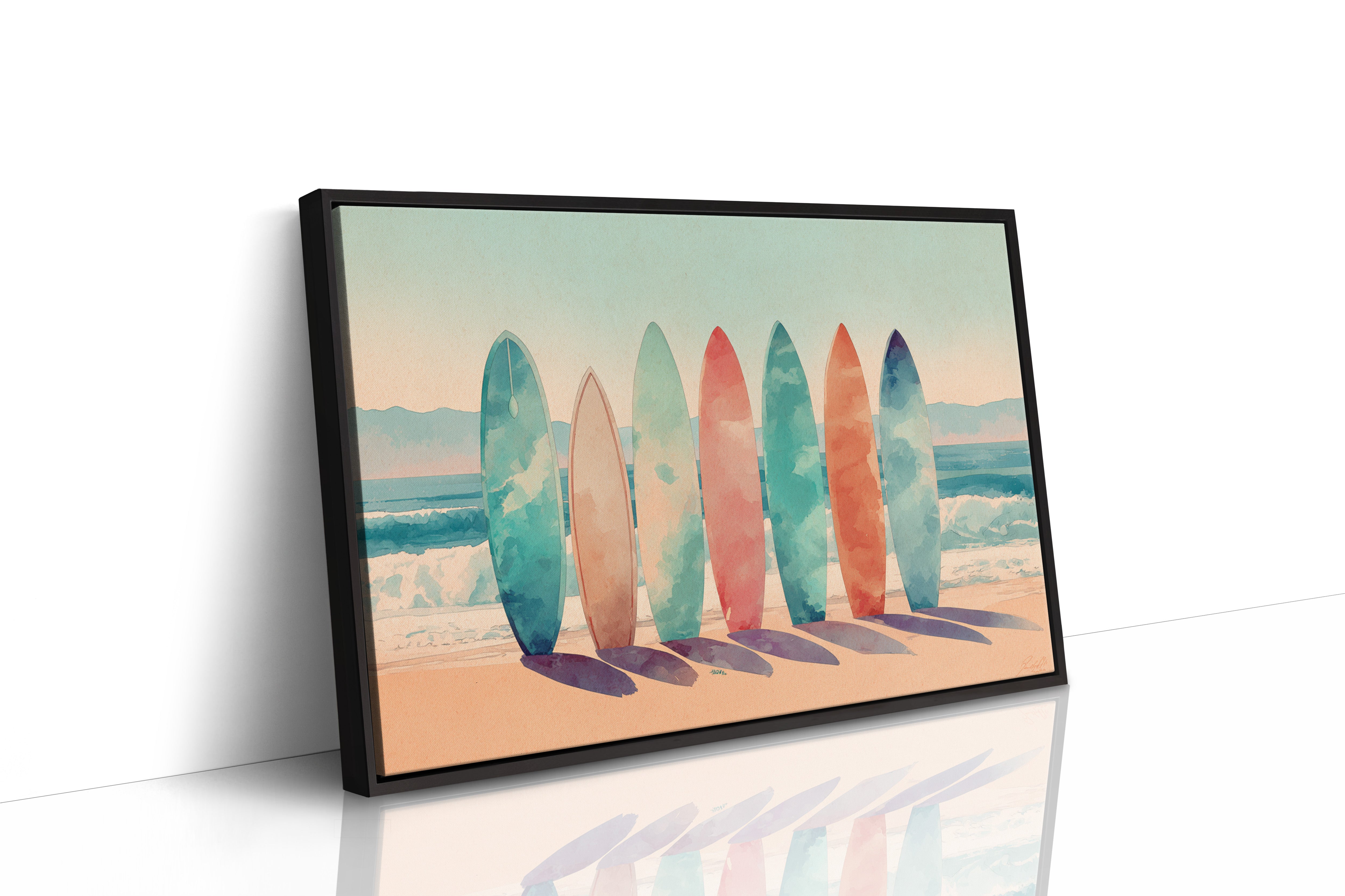 Surfboards Paint Their Summer Stories