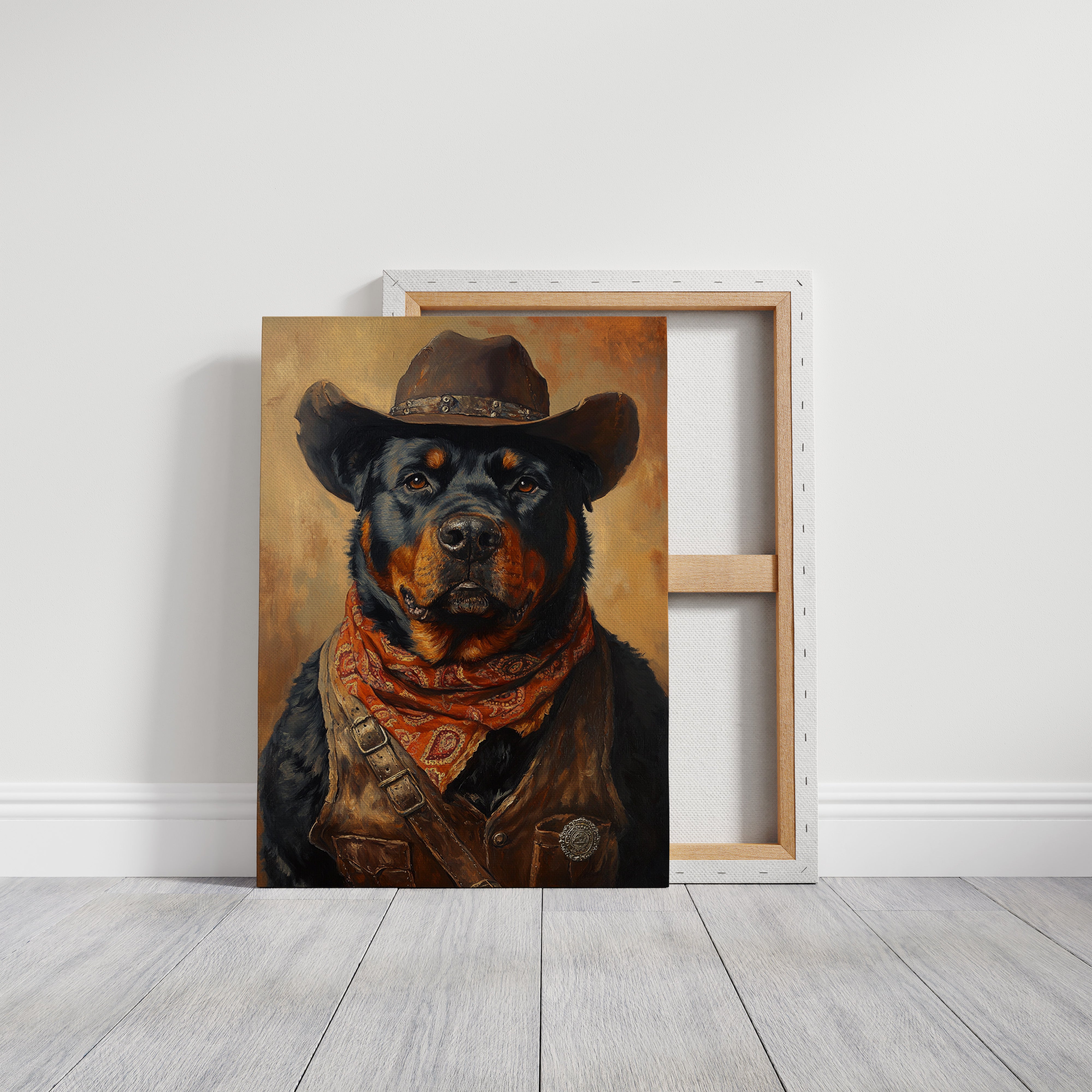 Rottweiler Ranger in the Wild West
