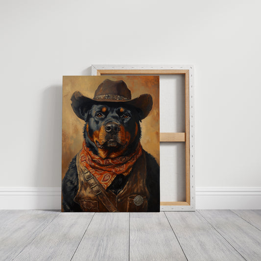 Rottweiler Ranger in the Wild West