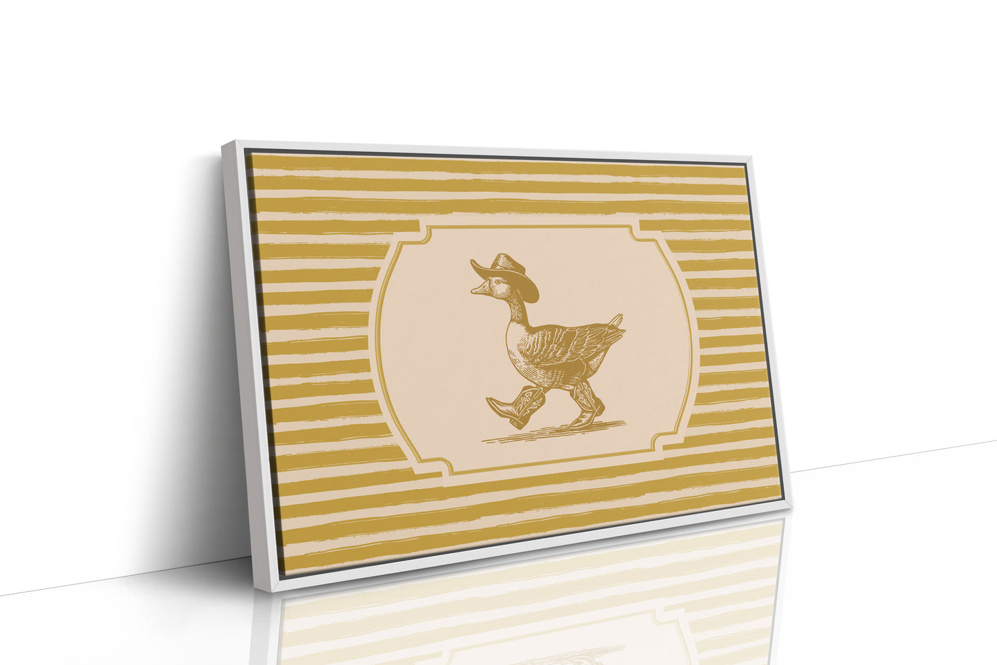Cowboy Duck Western Wall Art