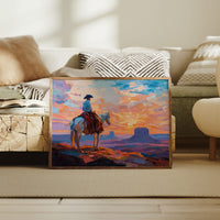 Sunset Paints A Cowboy's Prayer