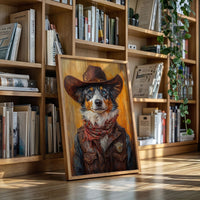 Australian Shepherd Cowboy Deputy