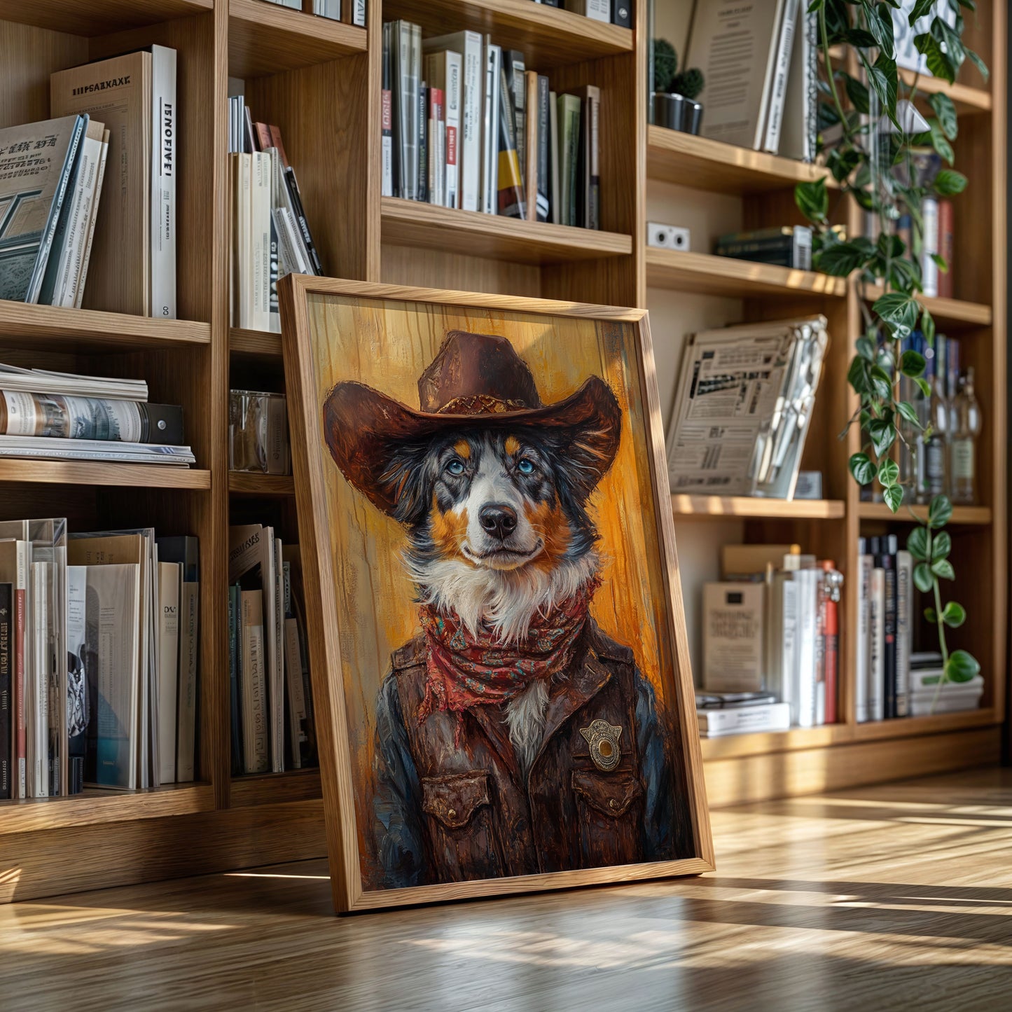 Australian Shepherd Cowboy Deputy