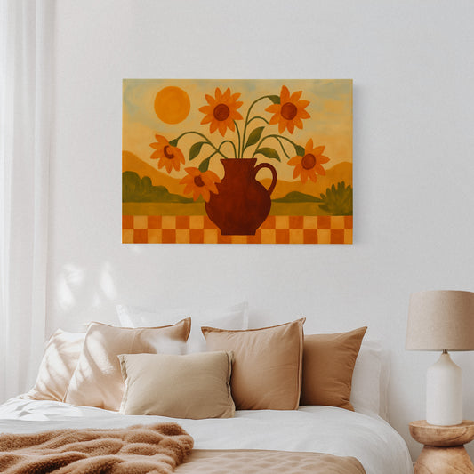 Sunflowers on a Golden Afternoon