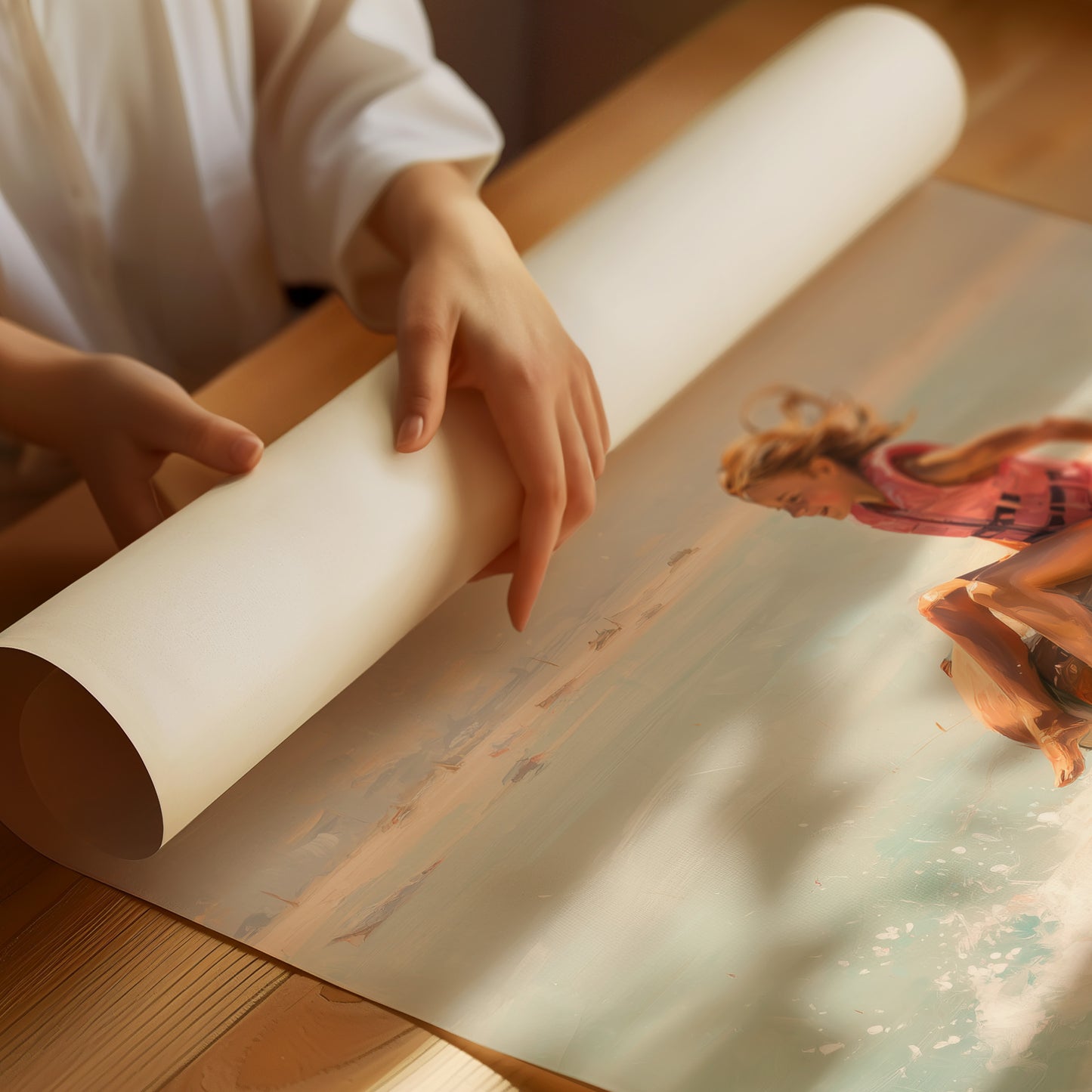 Aqua Thrill Beneath Golden Skies