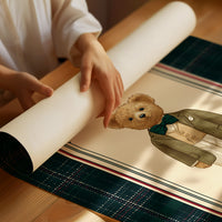 The Gentleman Bear With Emerald Bow