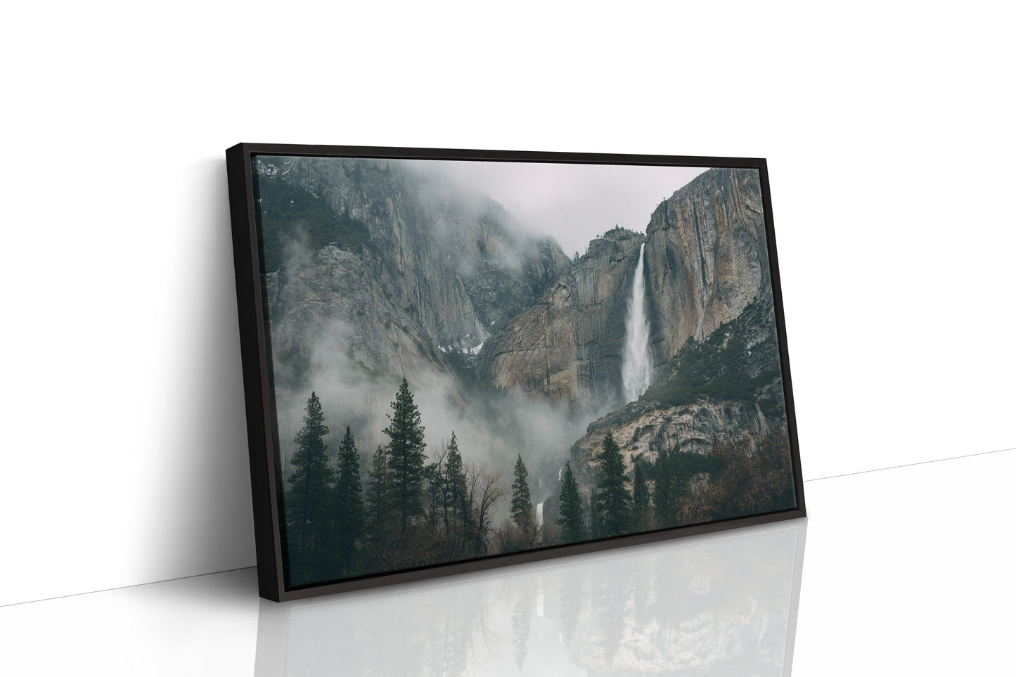 Granite Giants Meet Morning Mist