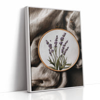 Lavender Stitched on Quiet Cloth