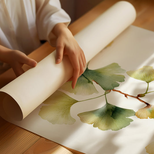 Ginkgo Leaves Write Nature's Poem