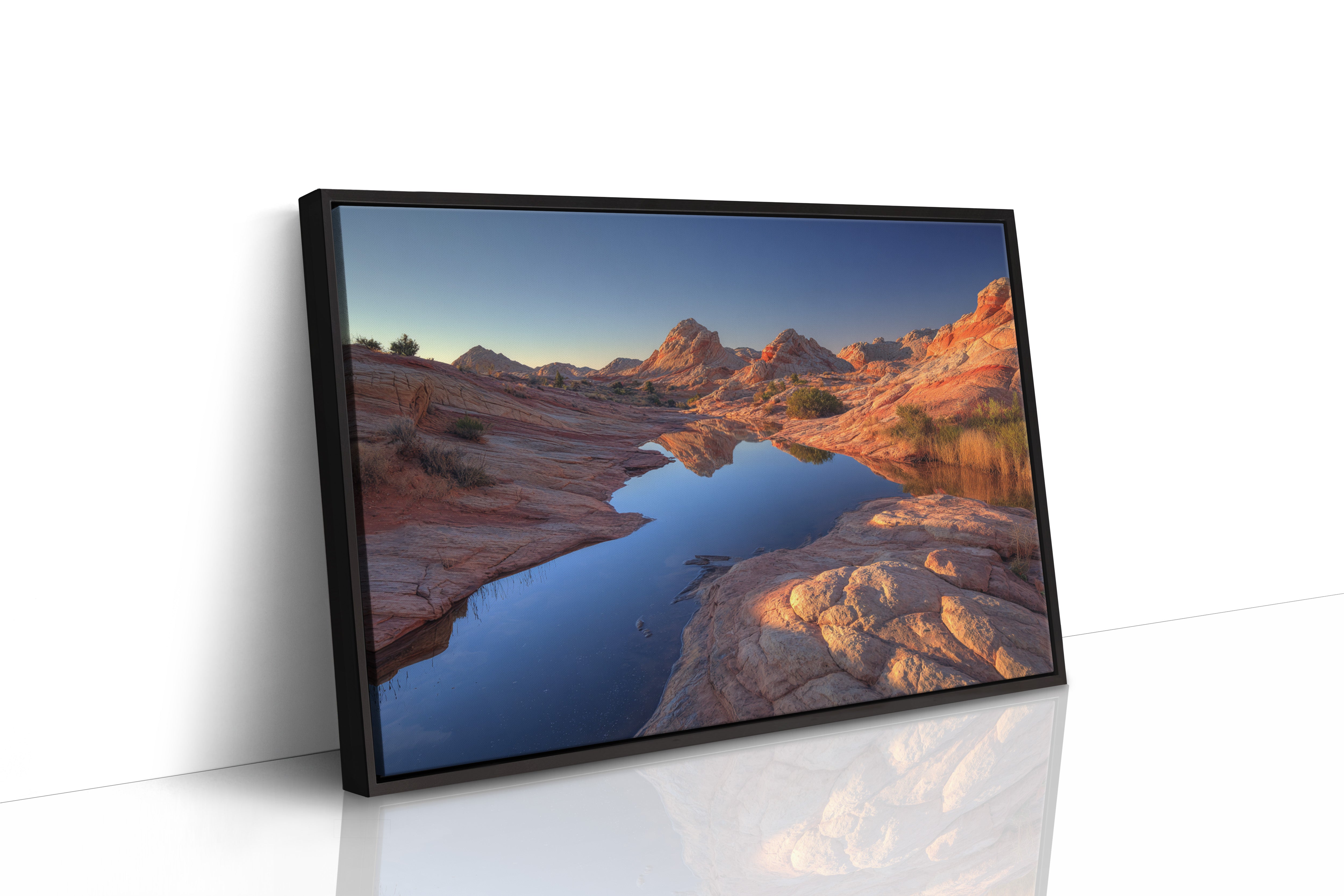 Red Rocks Mirror Desert Dawn