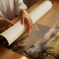 Ancient Pyramids Bathe In Golden Light