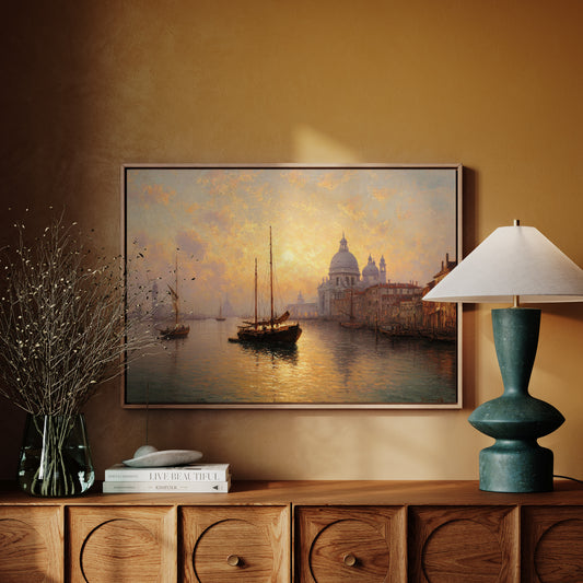 Venetian Sails Chase Golden Light