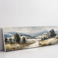 Soft Countryside Valley Landscape