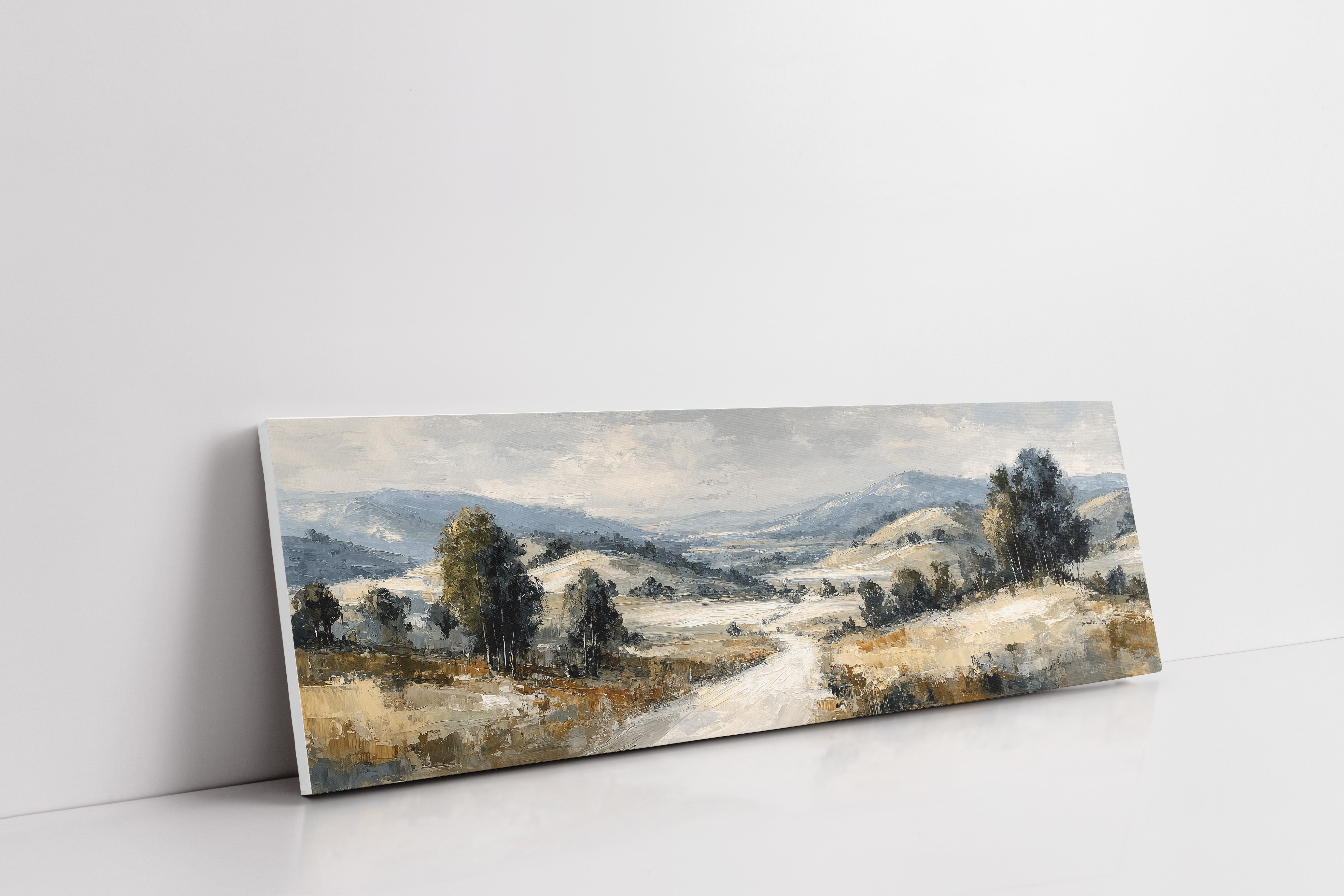Soft Countryside Valley Landscape