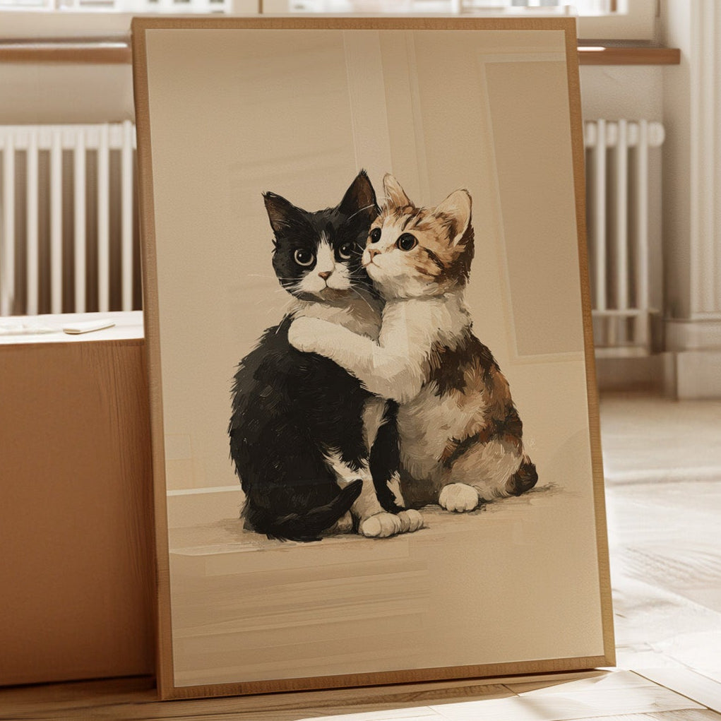 Paws Tangle in Gentle Affection