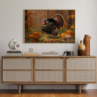 Autumn's Pride Among Pumpkin Fields