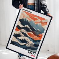 Japanese Fields – Mountain and Wave Harmony