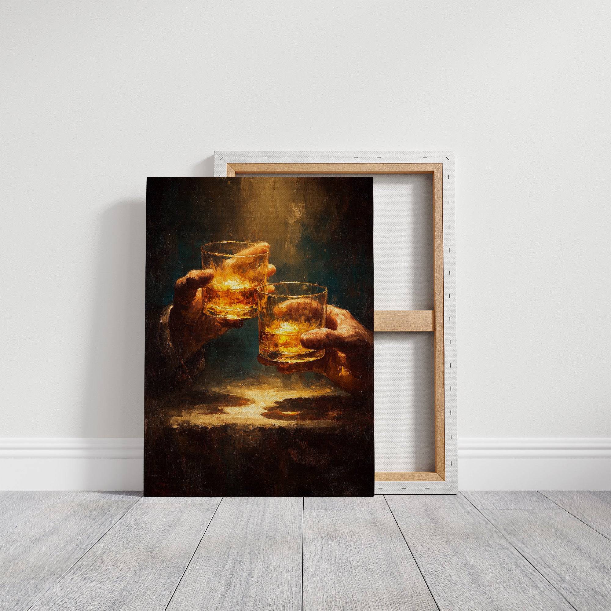 A Toast in Golden Light