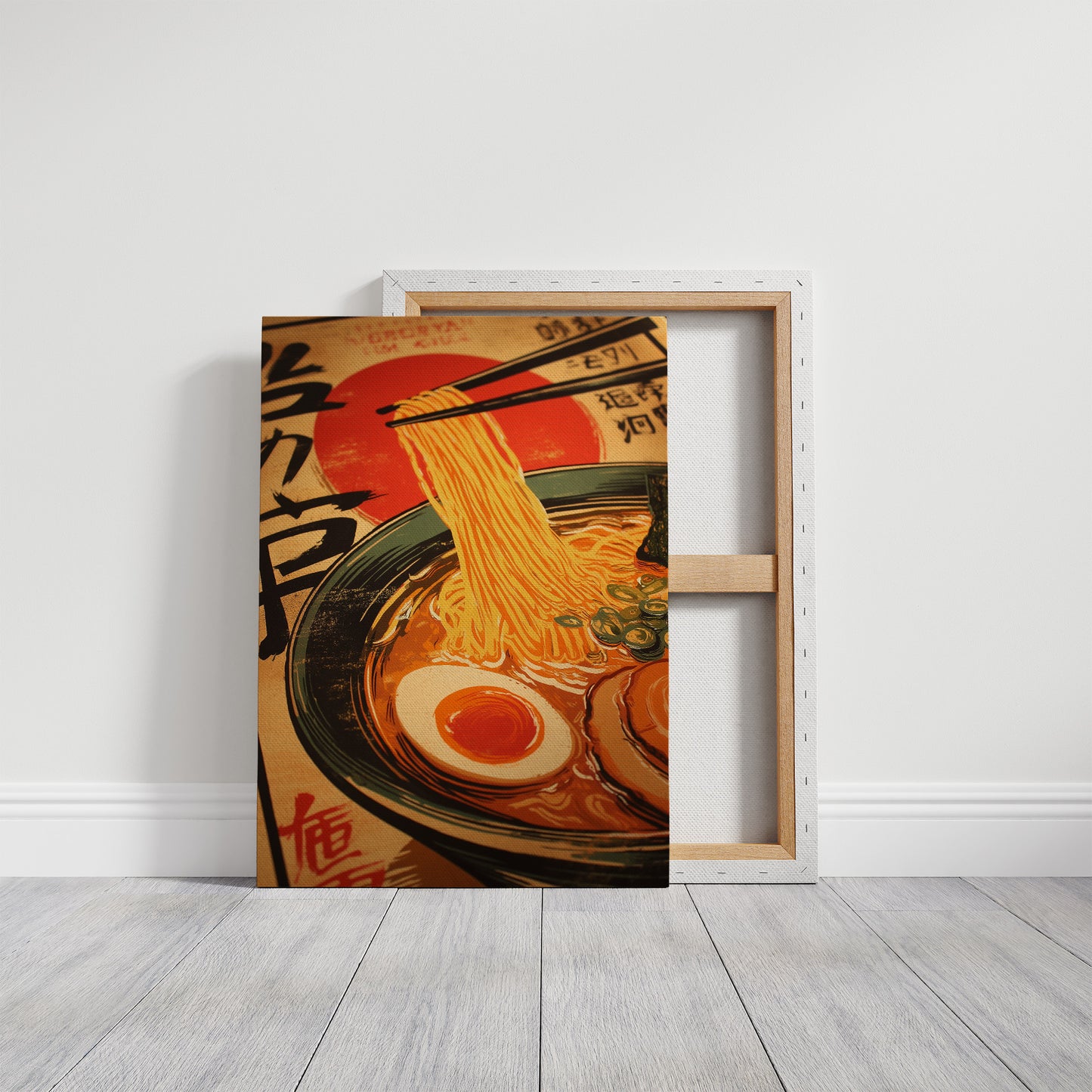 Golden Noodles Dance In Sunset Bowl