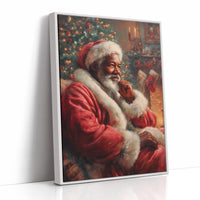 Yuletide Reflections in Crimson and Pine