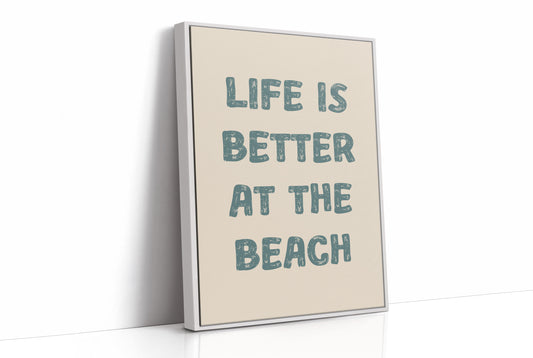 Coastal Wisdom in Teal Typography