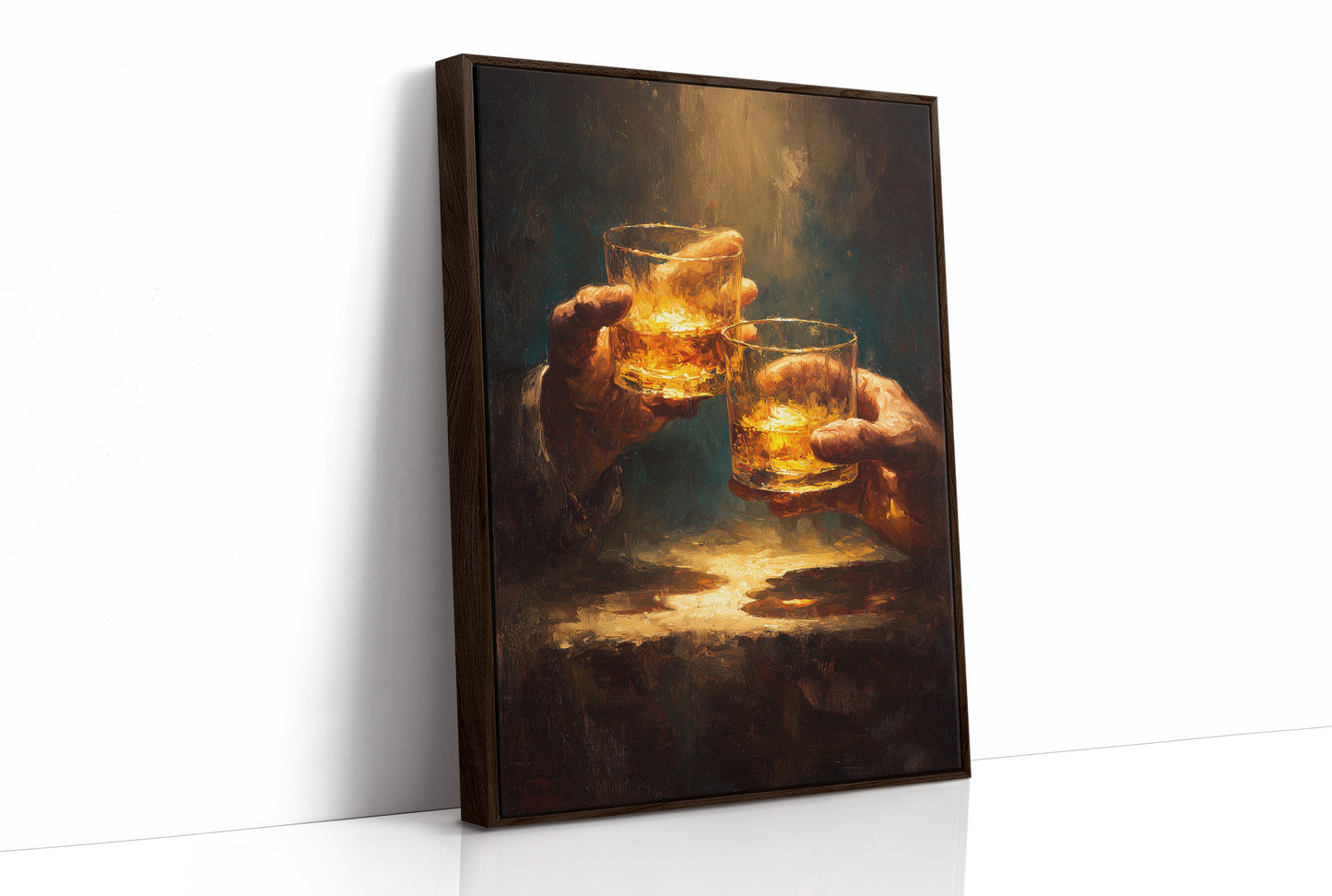 A Toast in Golden Light