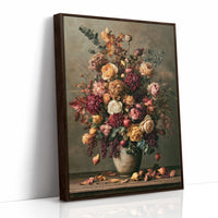 Blush and Burgundy: An Autumn Bouquet in Bloom
