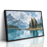 Alpine Waters Mirror Mountain Dreams