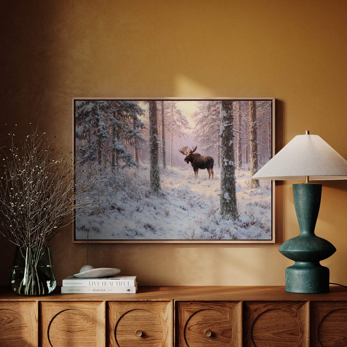 Winter's Light Finds Northern King