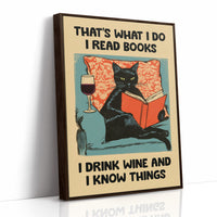 Well-Read, Well-Poured, Well-Informed Cat