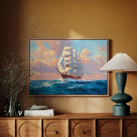 Sunset Sails Chase Ocean Dreams