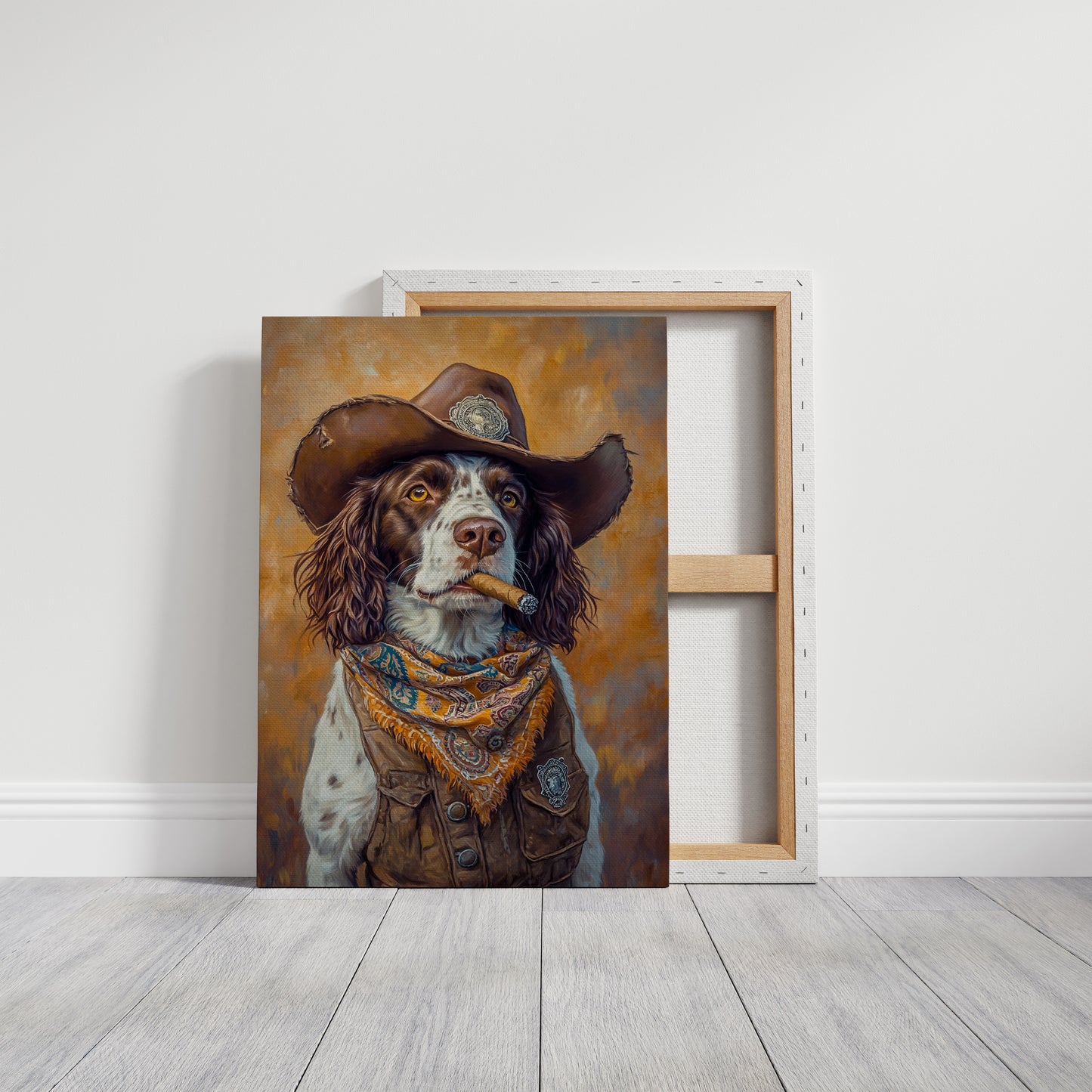 English Springer Spaniel Cowboy Sheriff
