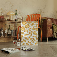 Pasta Shapes Dance In Golden Light