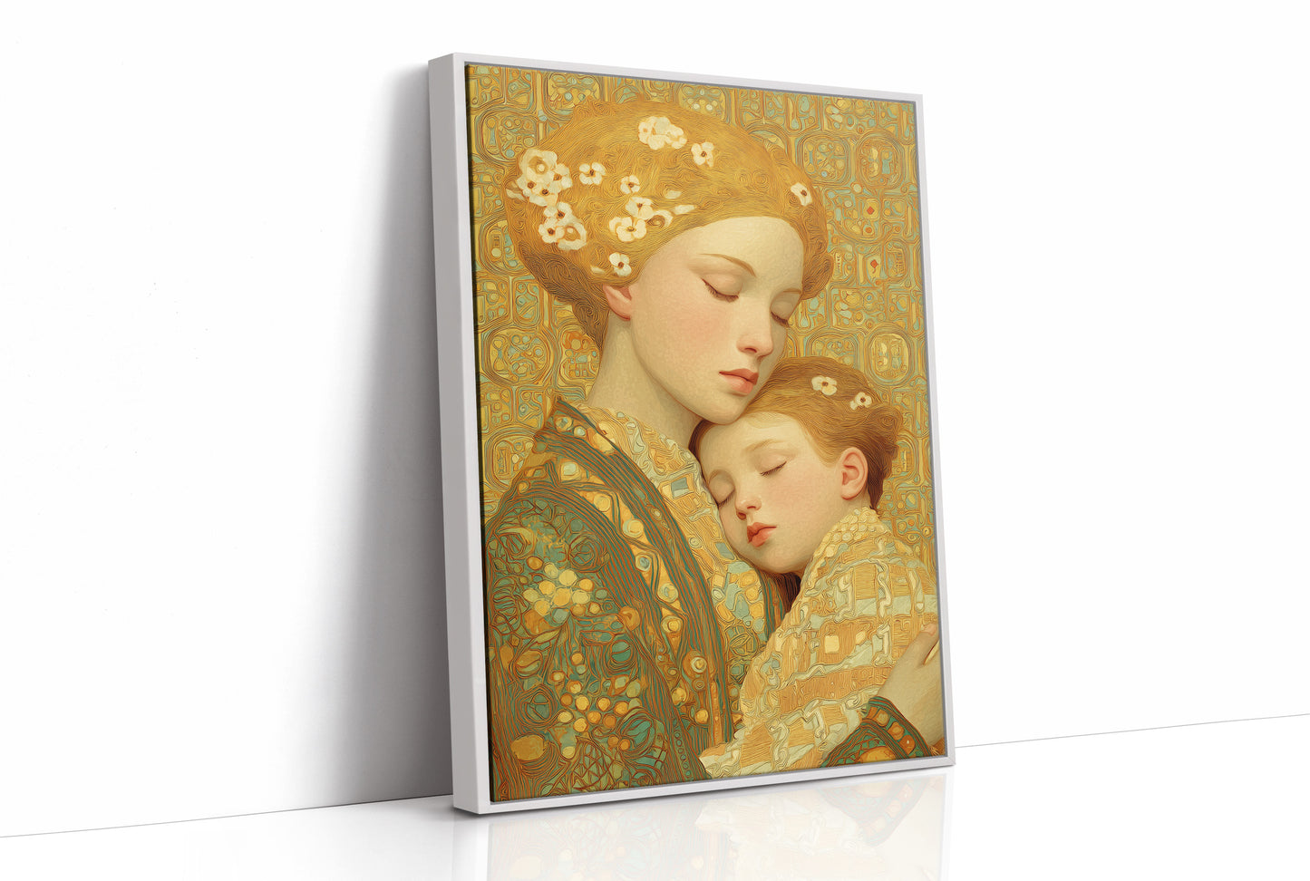 Gold and Quiet, She Holds Her
