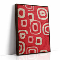 Concentric Rhythm in Red