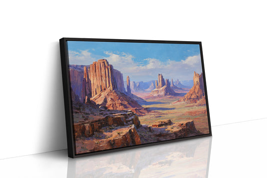 Monoliths Dance Under Desert Light