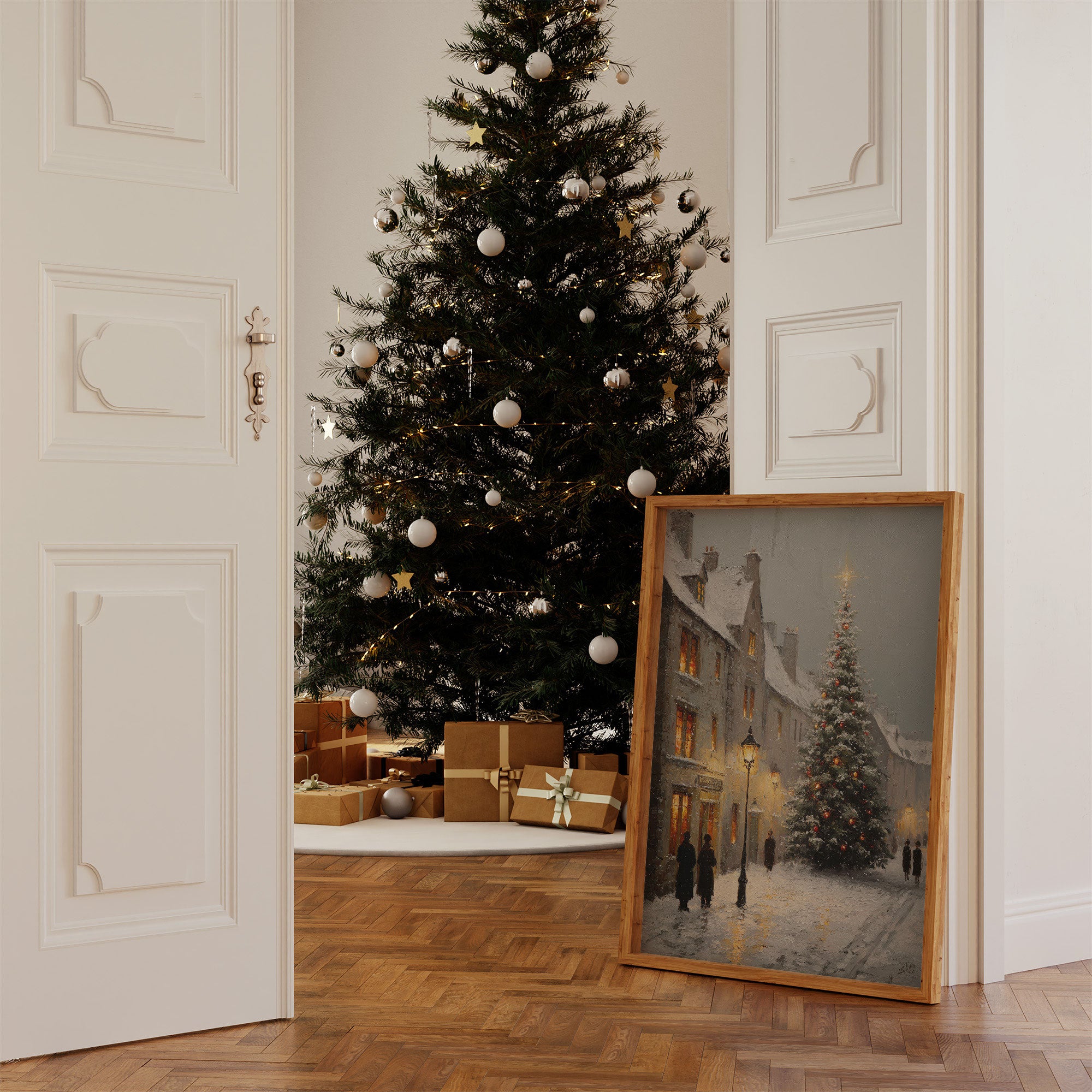 Winter Streets Glow With Promise