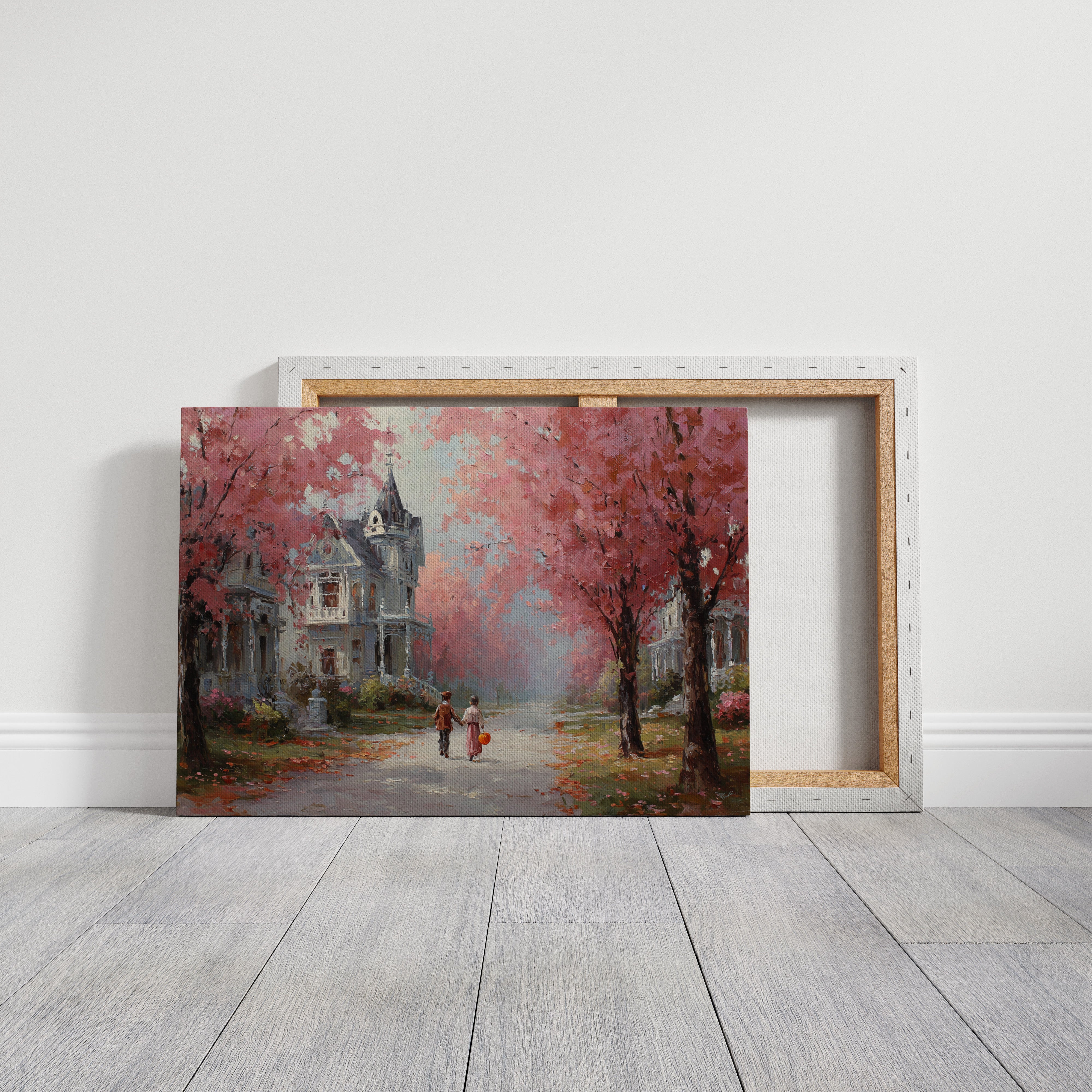 Beneath Cherry Blossoms' Embrace