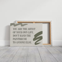Your Canvas, Your Call