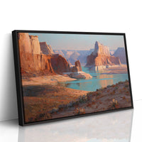 Turquoise Waters Pierce Ancient Stone