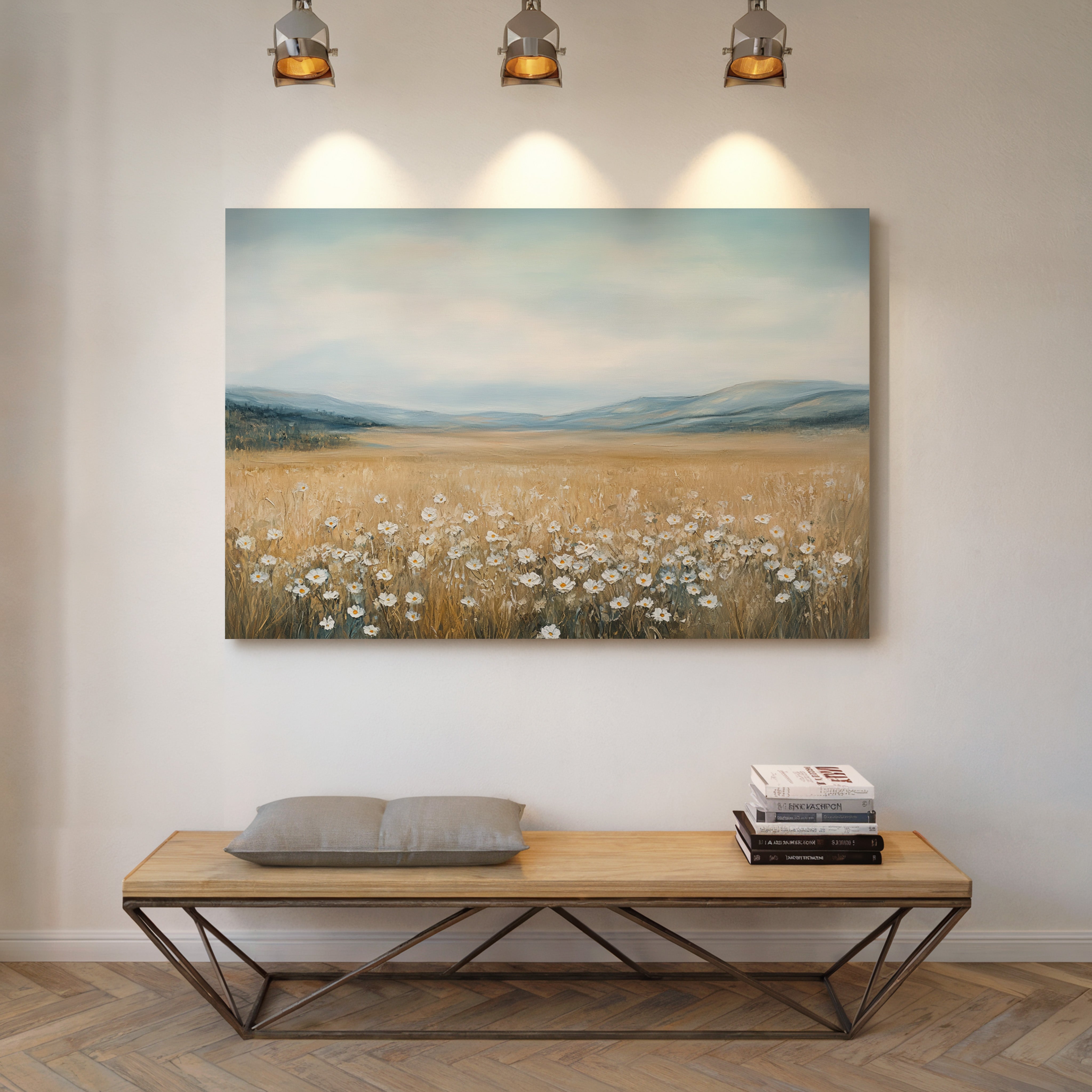 Daisies Dance Through Golden Fields