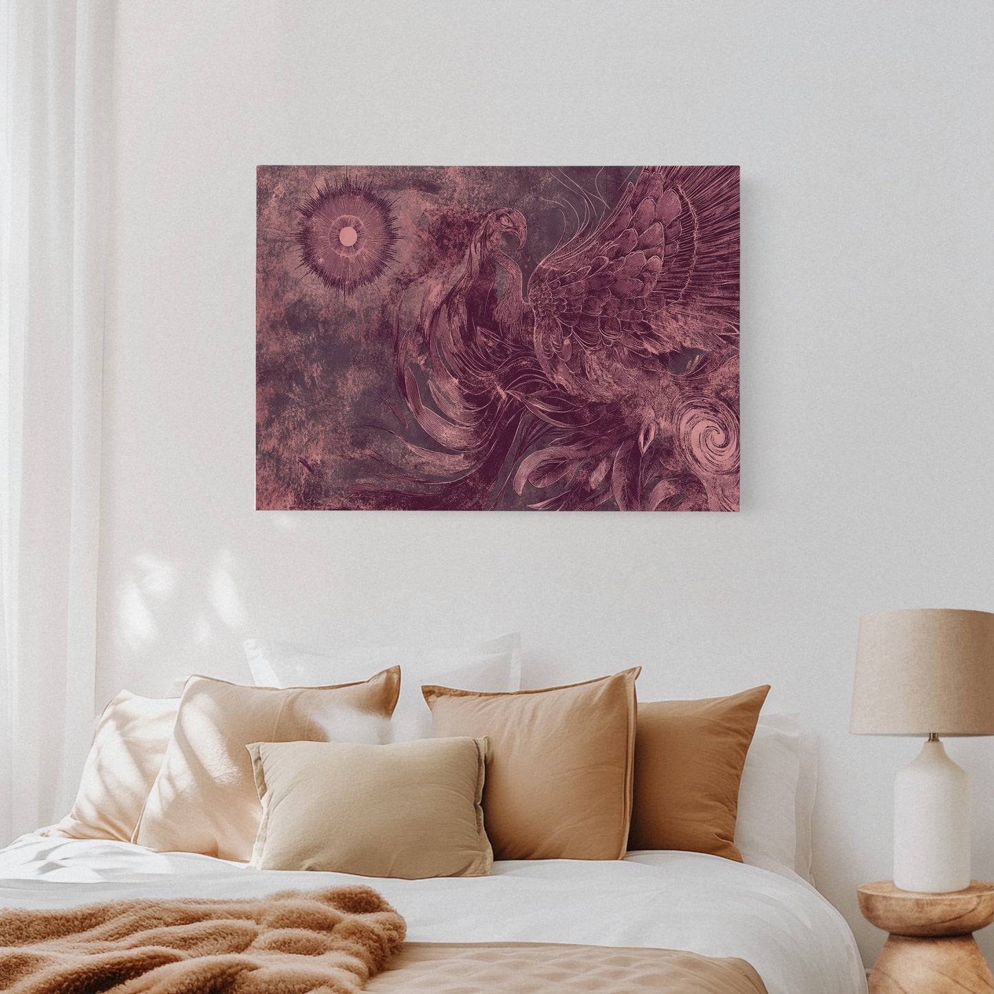 Phoenix Rising In Rose Gold