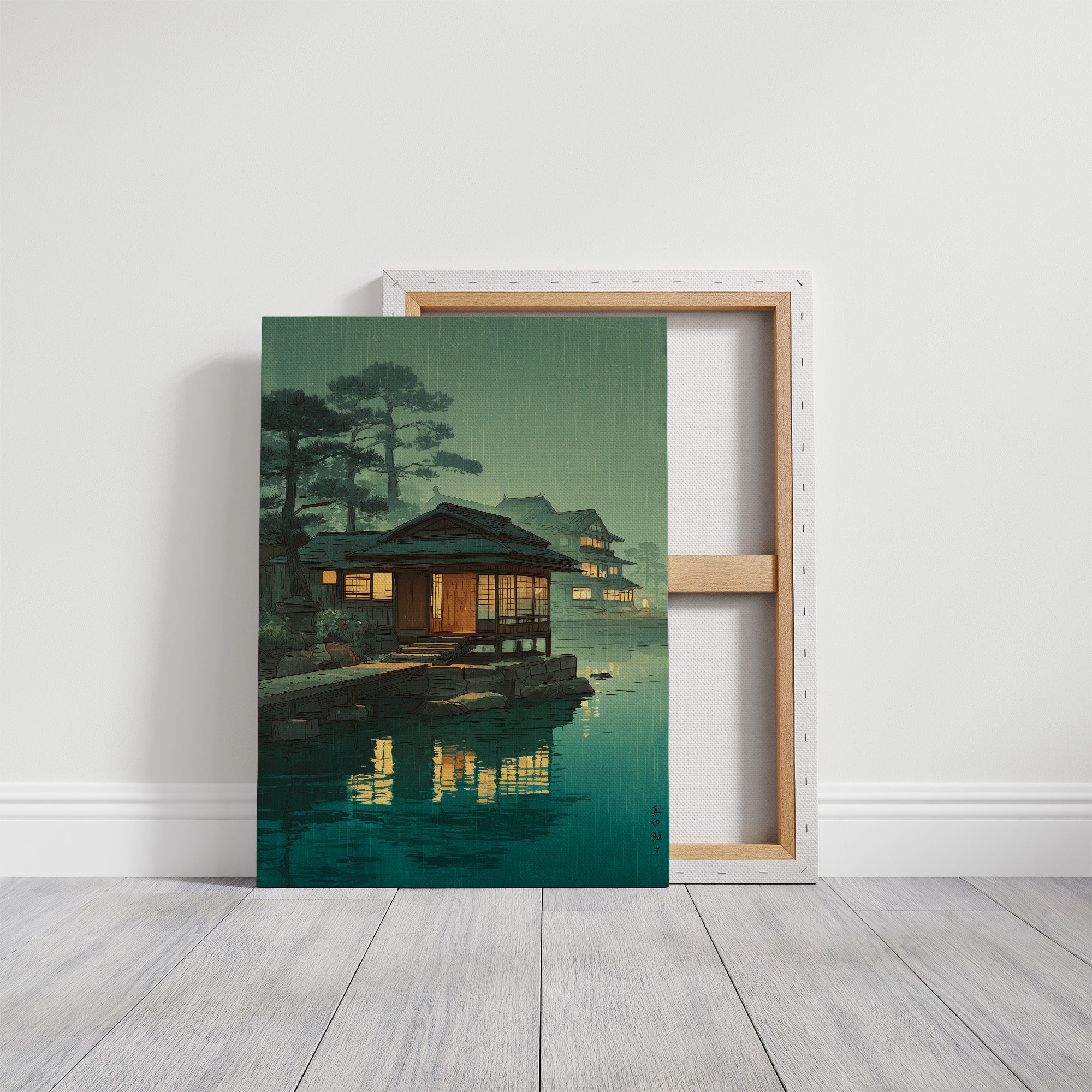 Lanterns Float On Emerald Waters