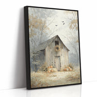 The Barn Remembers October Mornings